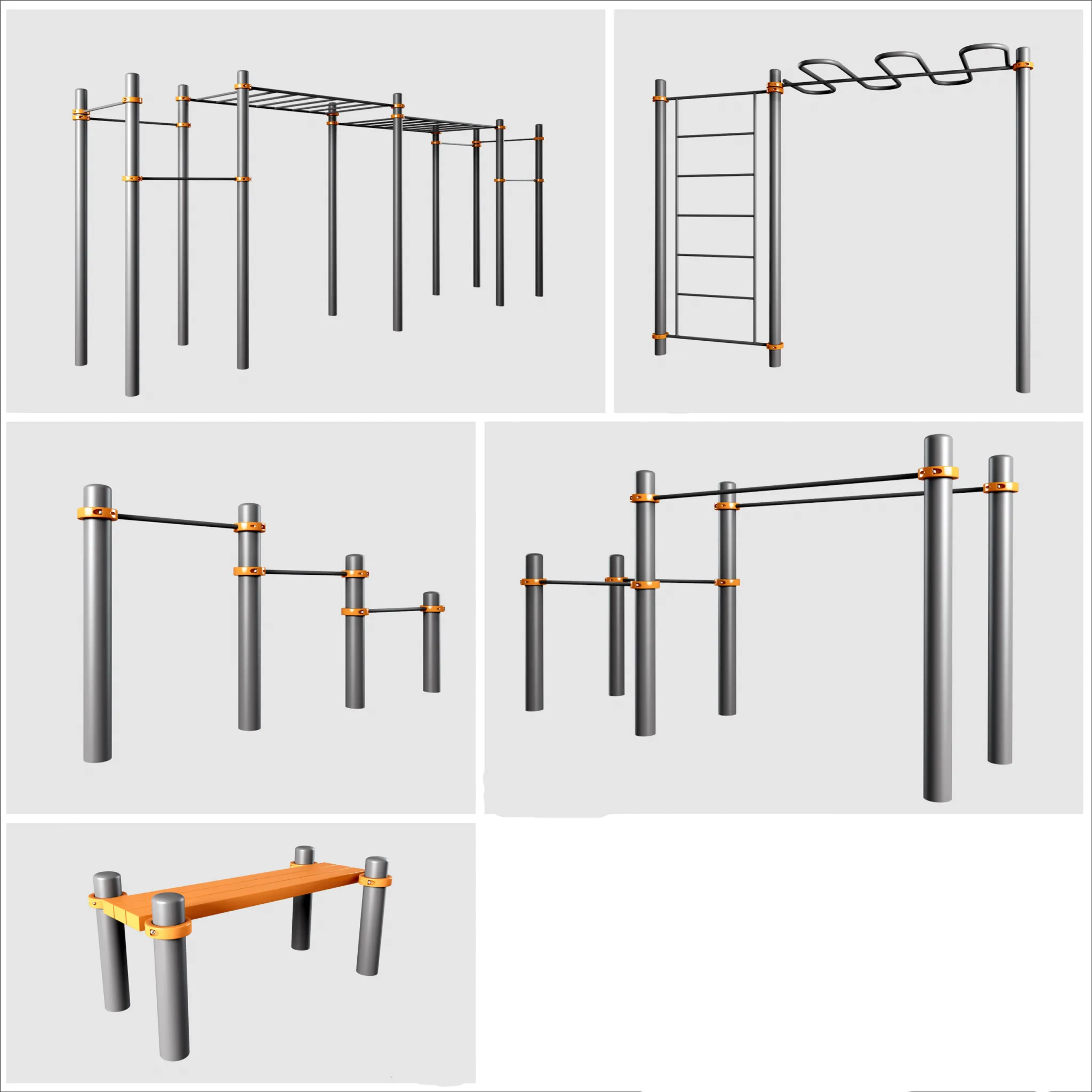 other-models – GYM workout set-2 3ds Max