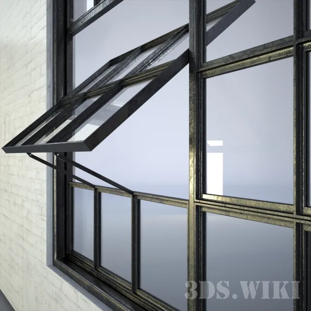 other-models – Large metal windows 3ds Max