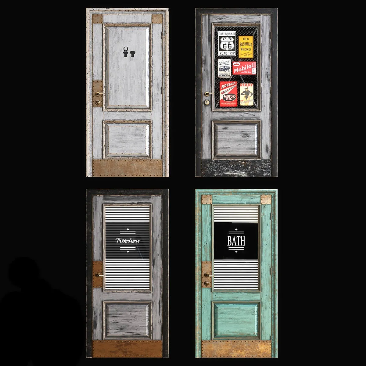 other-models – Loft doors from doors Brothers 2 3ds Max
