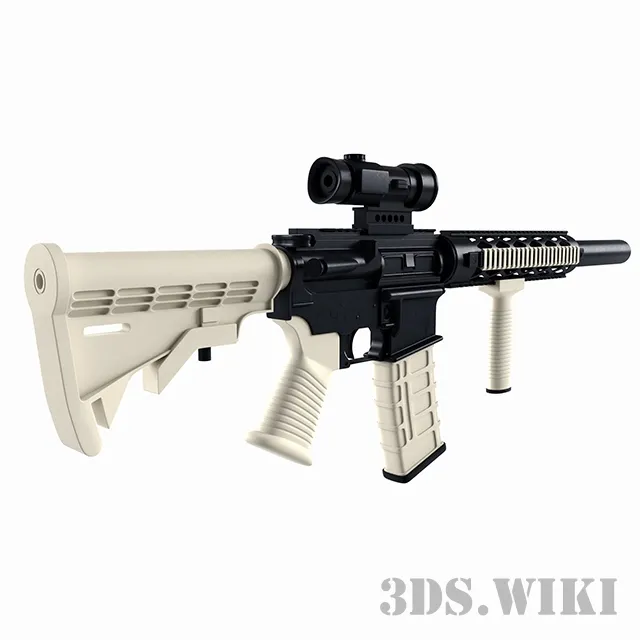 other-models – M4 Spikes Assault Rifle 3ds Max
