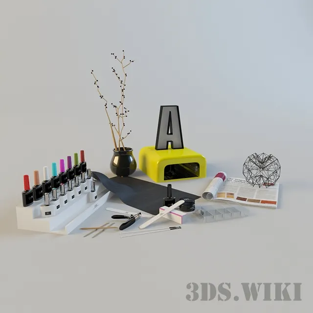 other-models – Manicure set 3ds Max