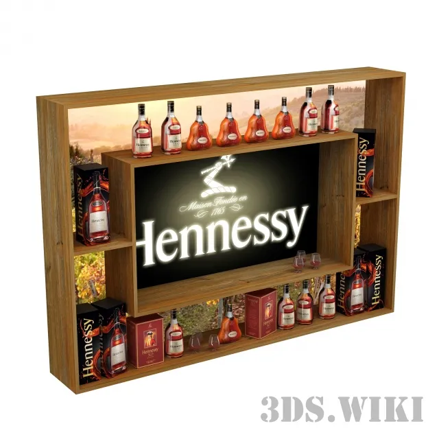 other-models – Minibar Hennessy 3ds Max