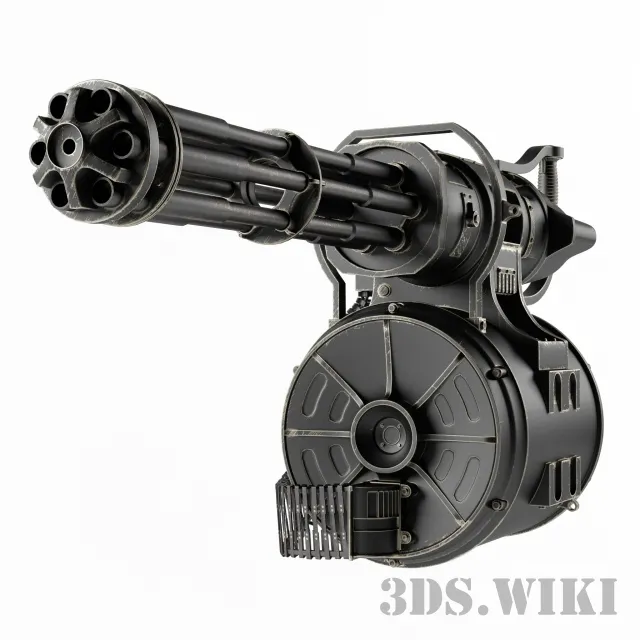 other-models – Minigun MG17 3ds Max