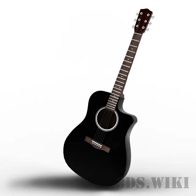 other-models – Modern guitar 3ds Max