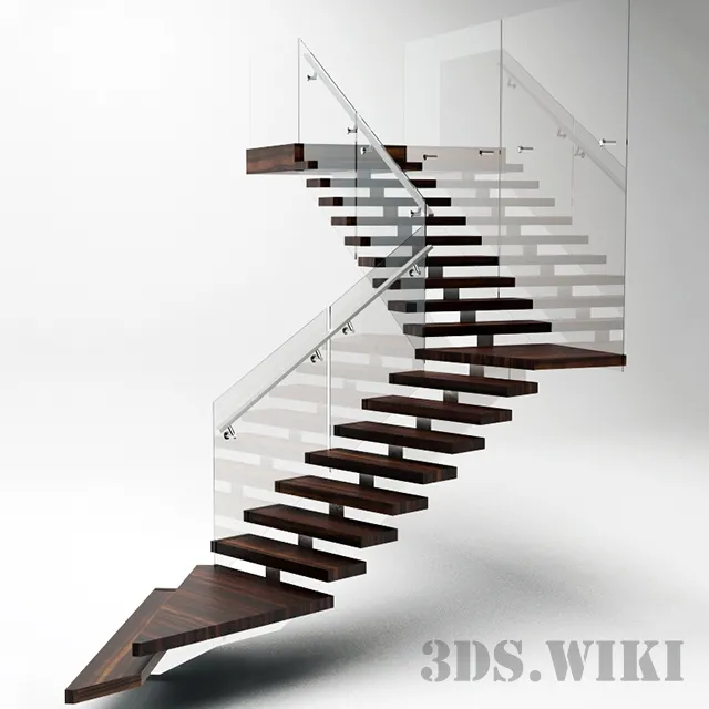 other-models – Modern staircase 3ds Max