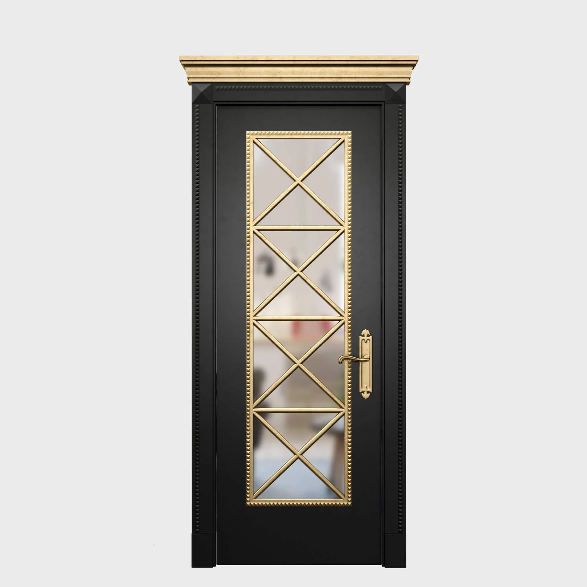 other-models – Msk Centrum decoration black door 04 3ds Max