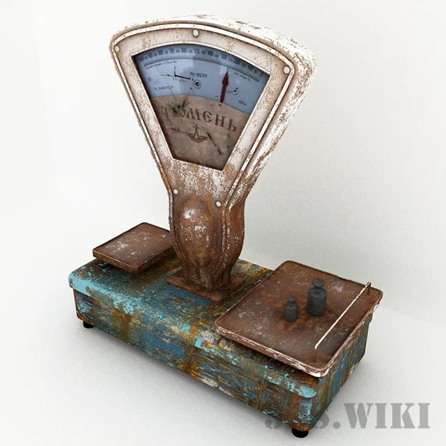 other-models – Old scales Tyumen 3ds Max