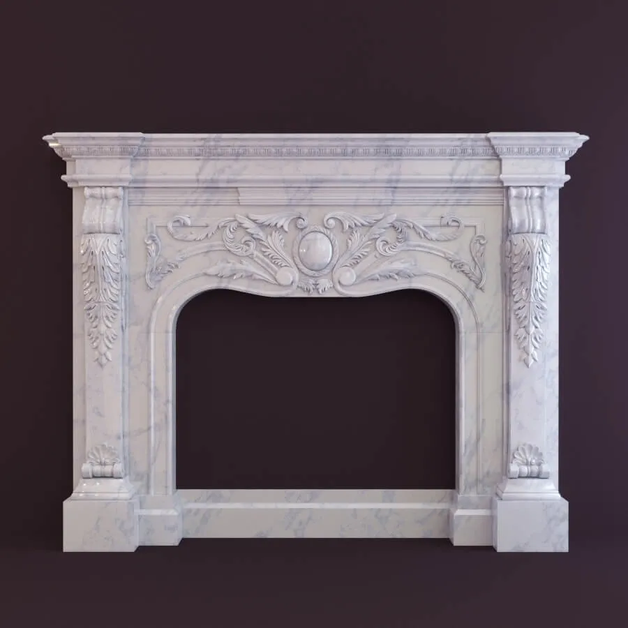 other-models – Portal marble fireplace 3ds Max