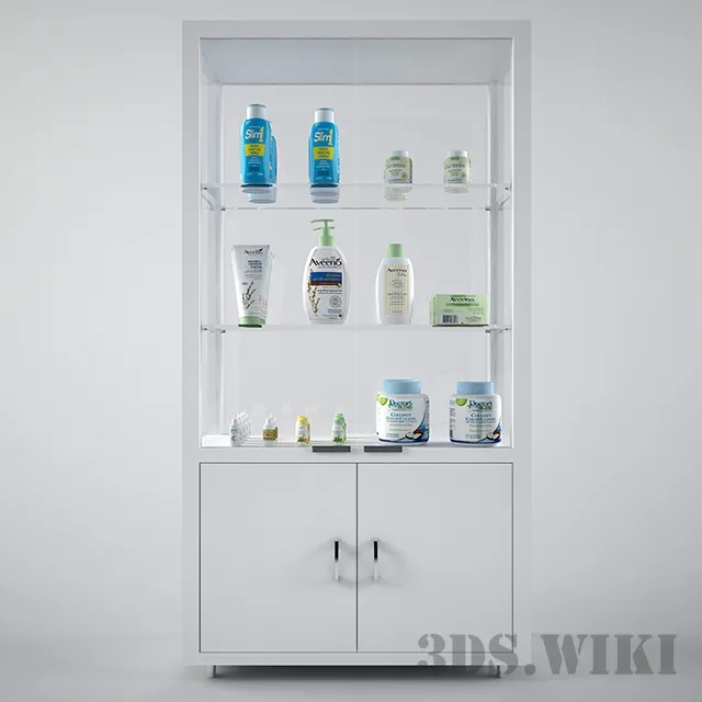 other-models – Rack with household products 3ds Max