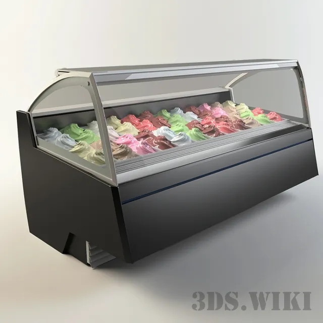other-models – Refrigerator / showcase GeloStandard Elite 3ds Max
