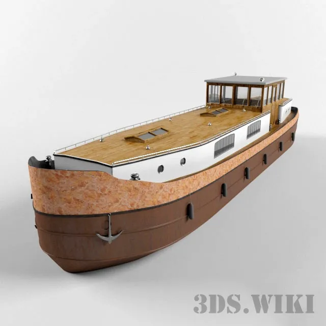 other-models – River boat 3ds Max