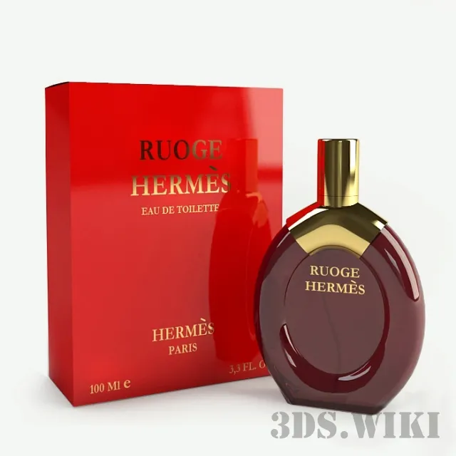 other-models – Rouge Hermes perfume 3ds Max