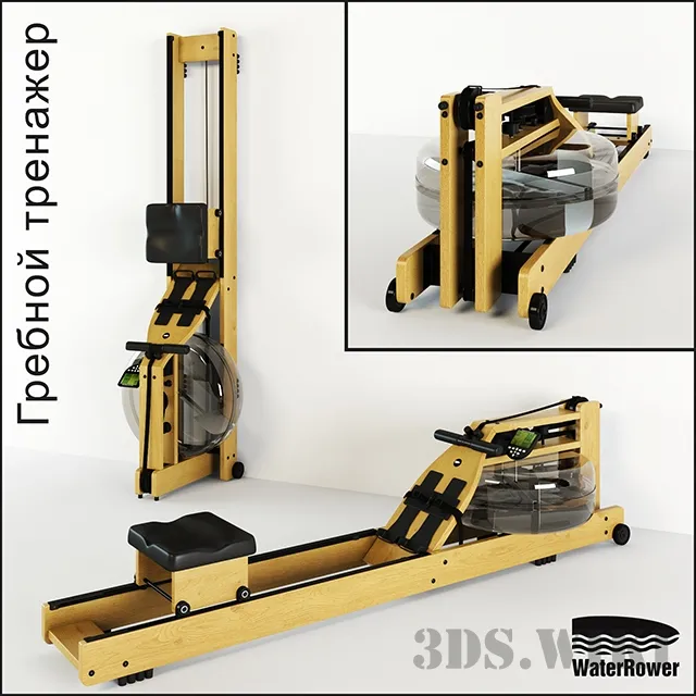 other-models – Rowing machine WaterRower 3ds Max