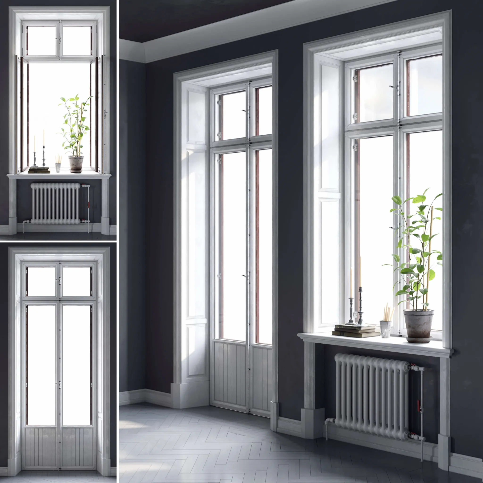 other-models – Scandinavian windows 2 3ds Max