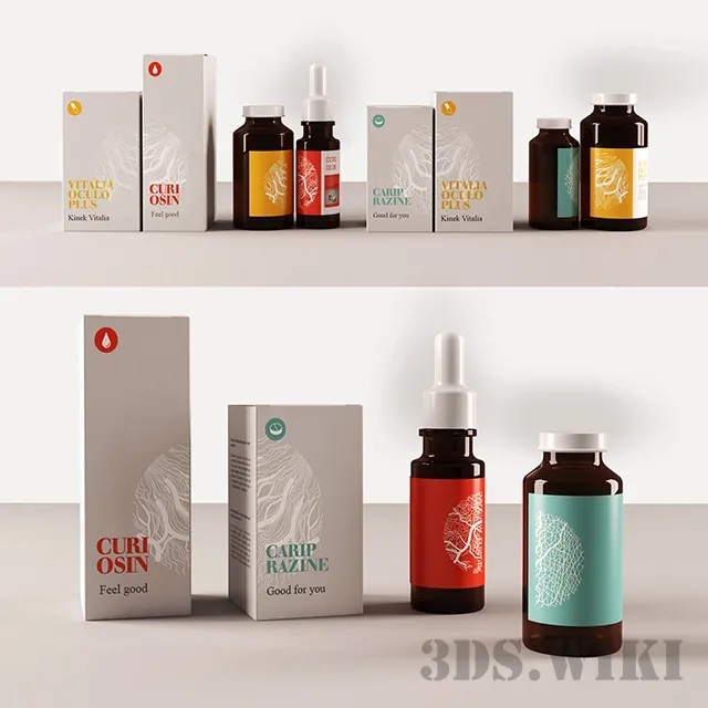 other-models – Set of medicines 3ds Max