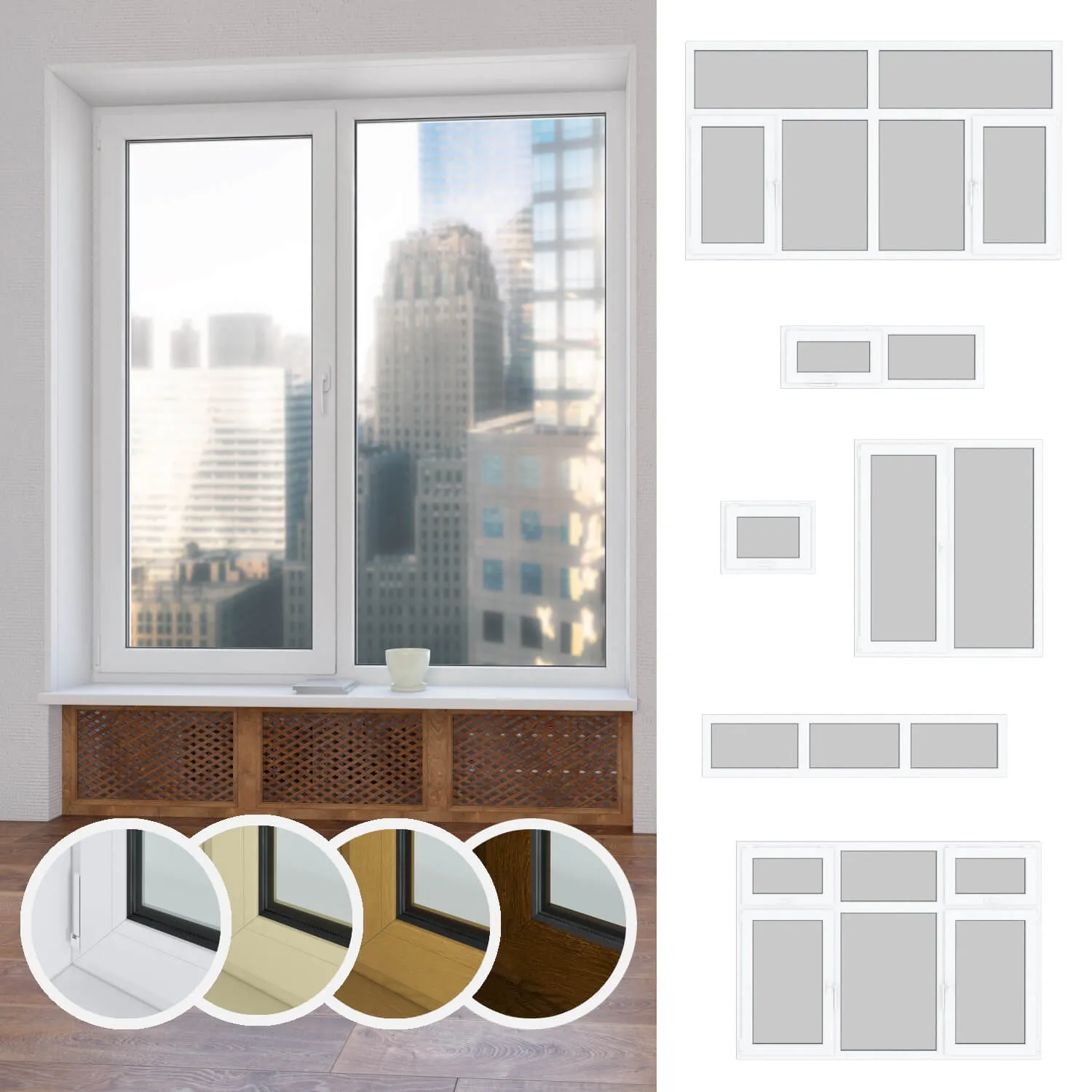 other-models – Set of plastic windows 01 3ds Max