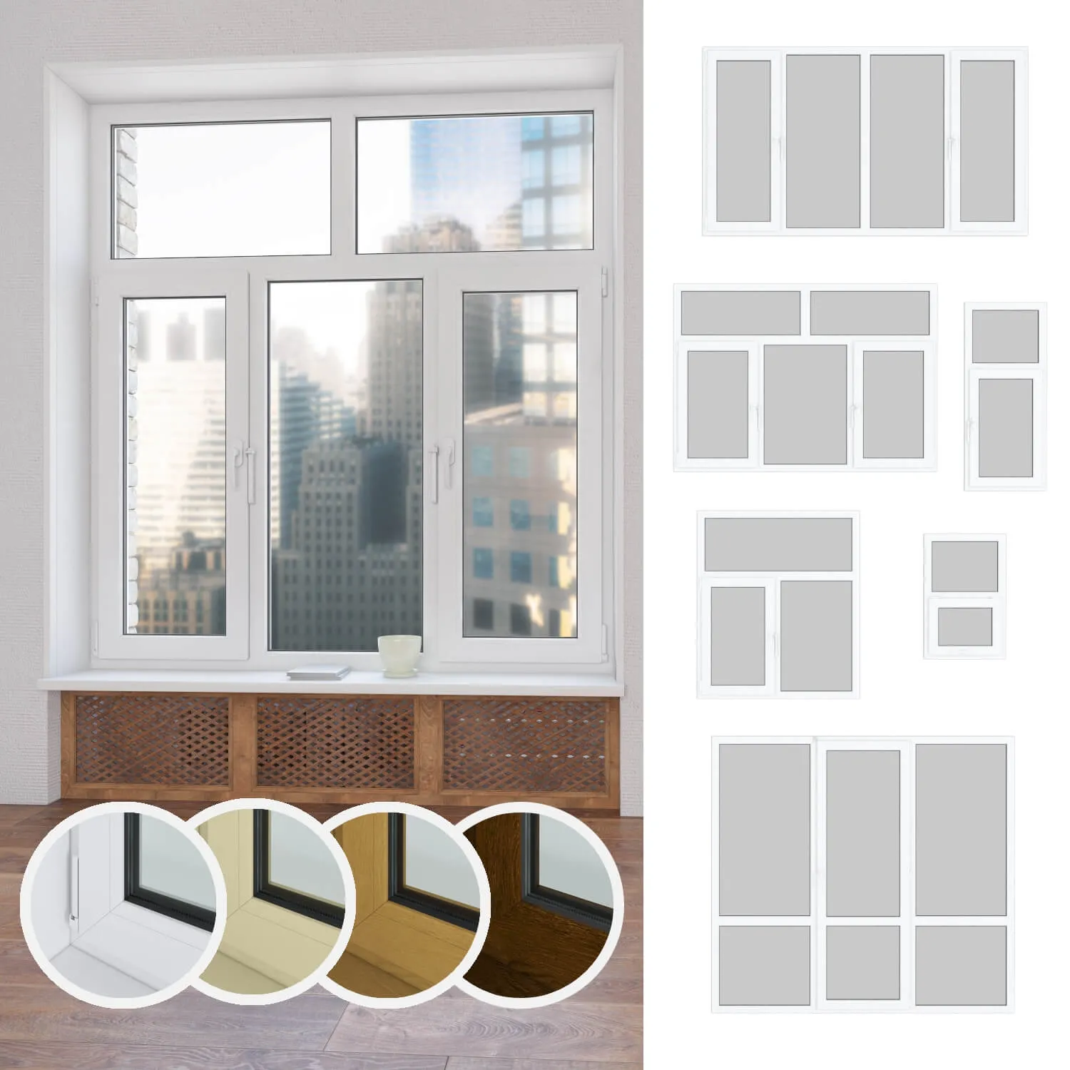 other-models – Set of plastic windows 04 3ds Max