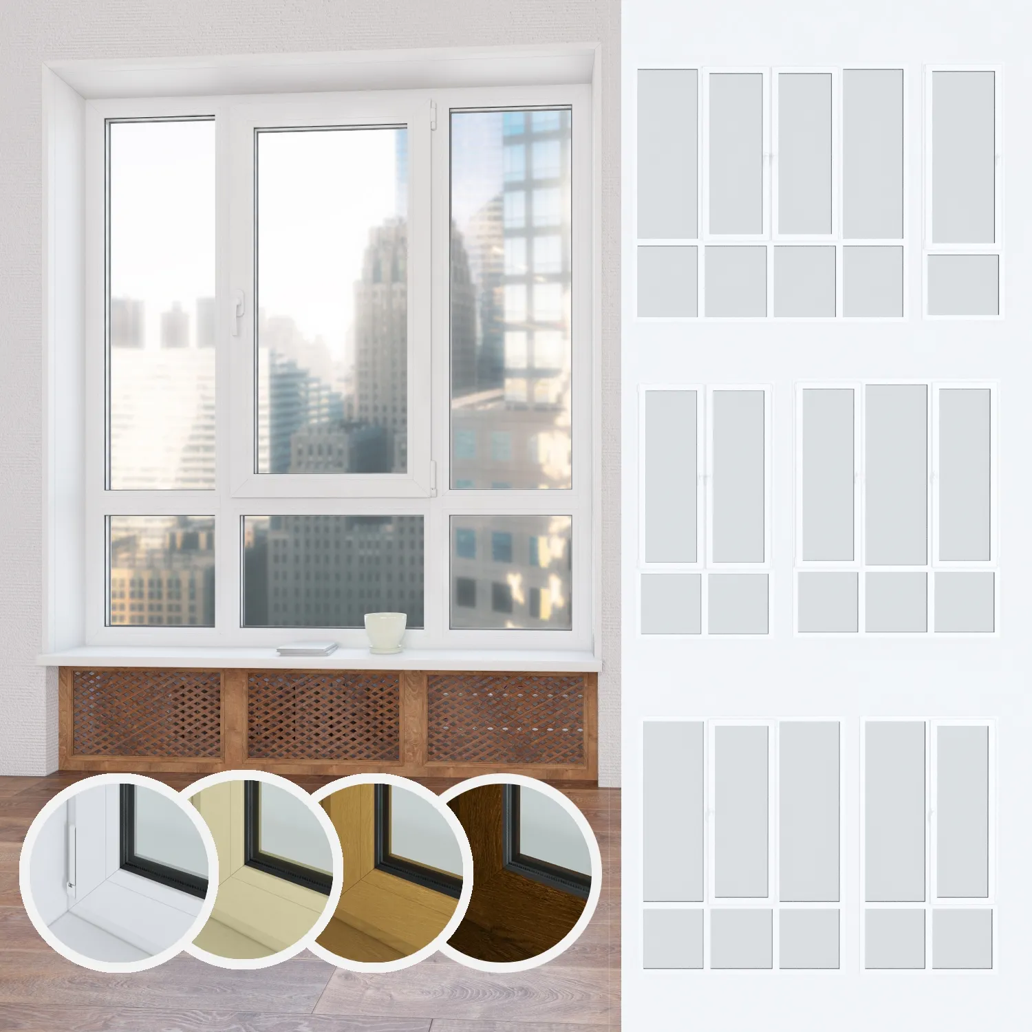 other-models – Set of plastic windows 05 3ds Max