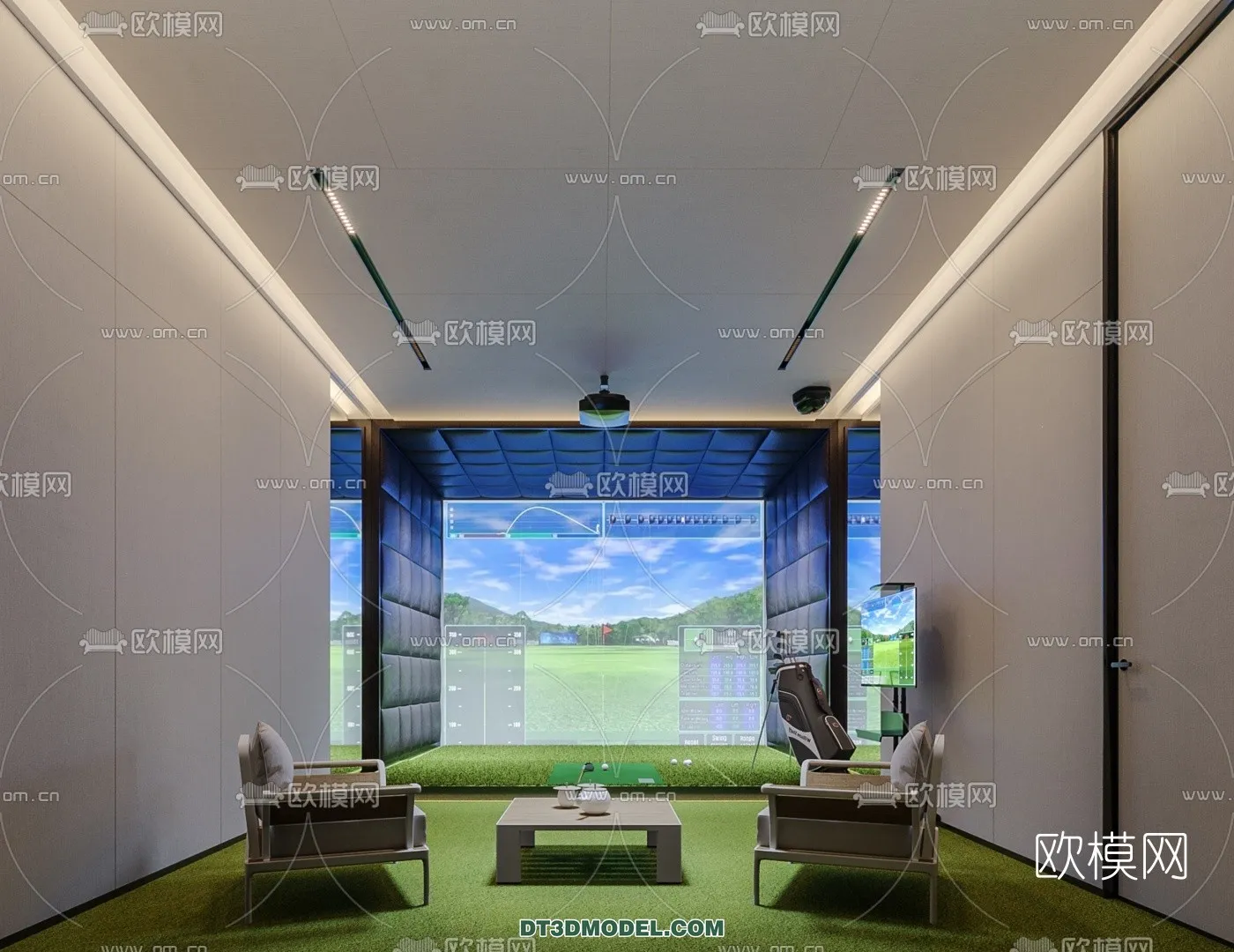 OTHER MODELS – SPORTS – 3D Model For Interior Design – 2289