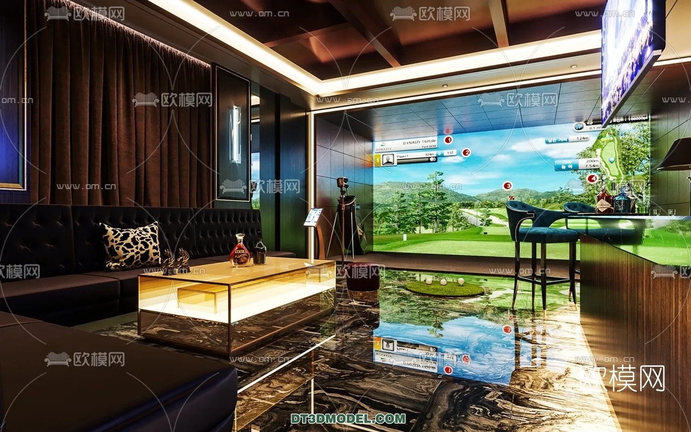 OTHER MODELS – SPORTS – 3D Model For Interior Design – 2292