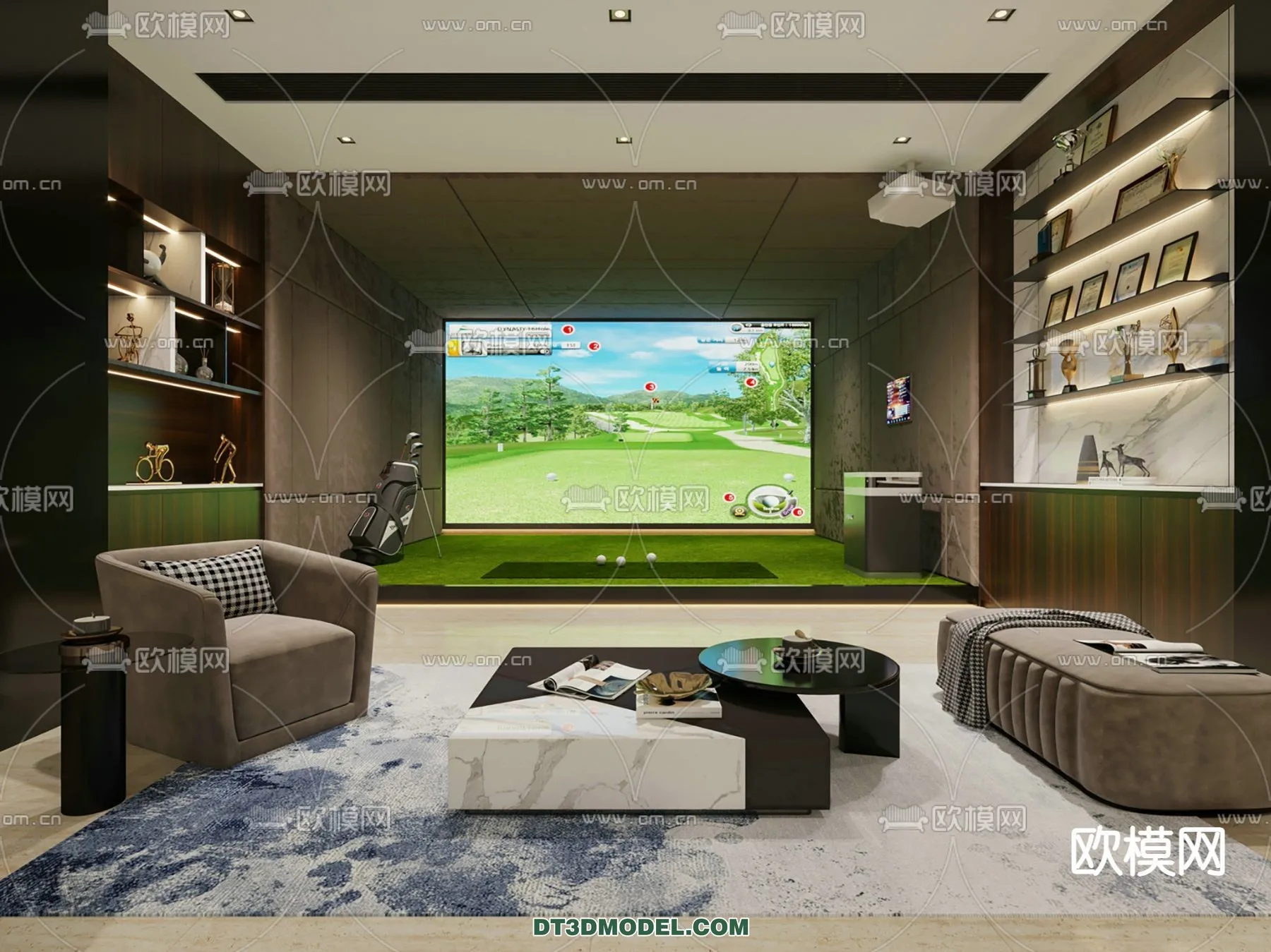 OTHER MODELS – SPORTS – 3D Model For Interior Design – 2302