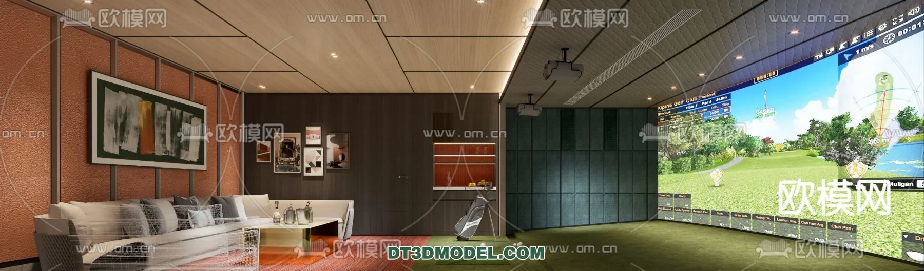 OTHER MODELS – SPORTS – 3D Model For Interior Design – 2308