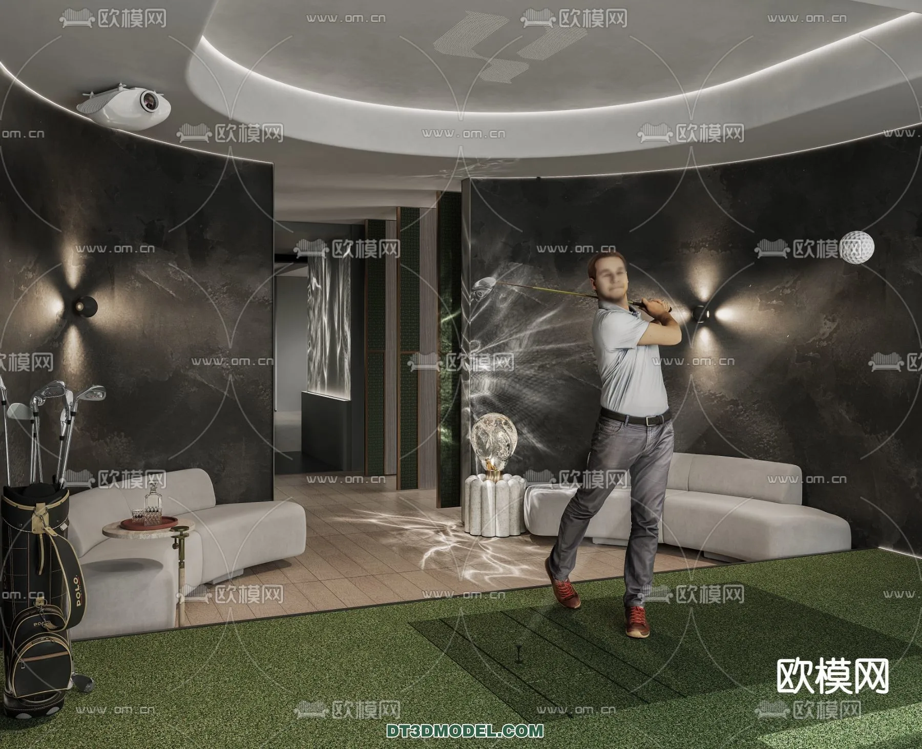 OTHER MODELS – SPORTS – 3D Model For Interior Design – 2310