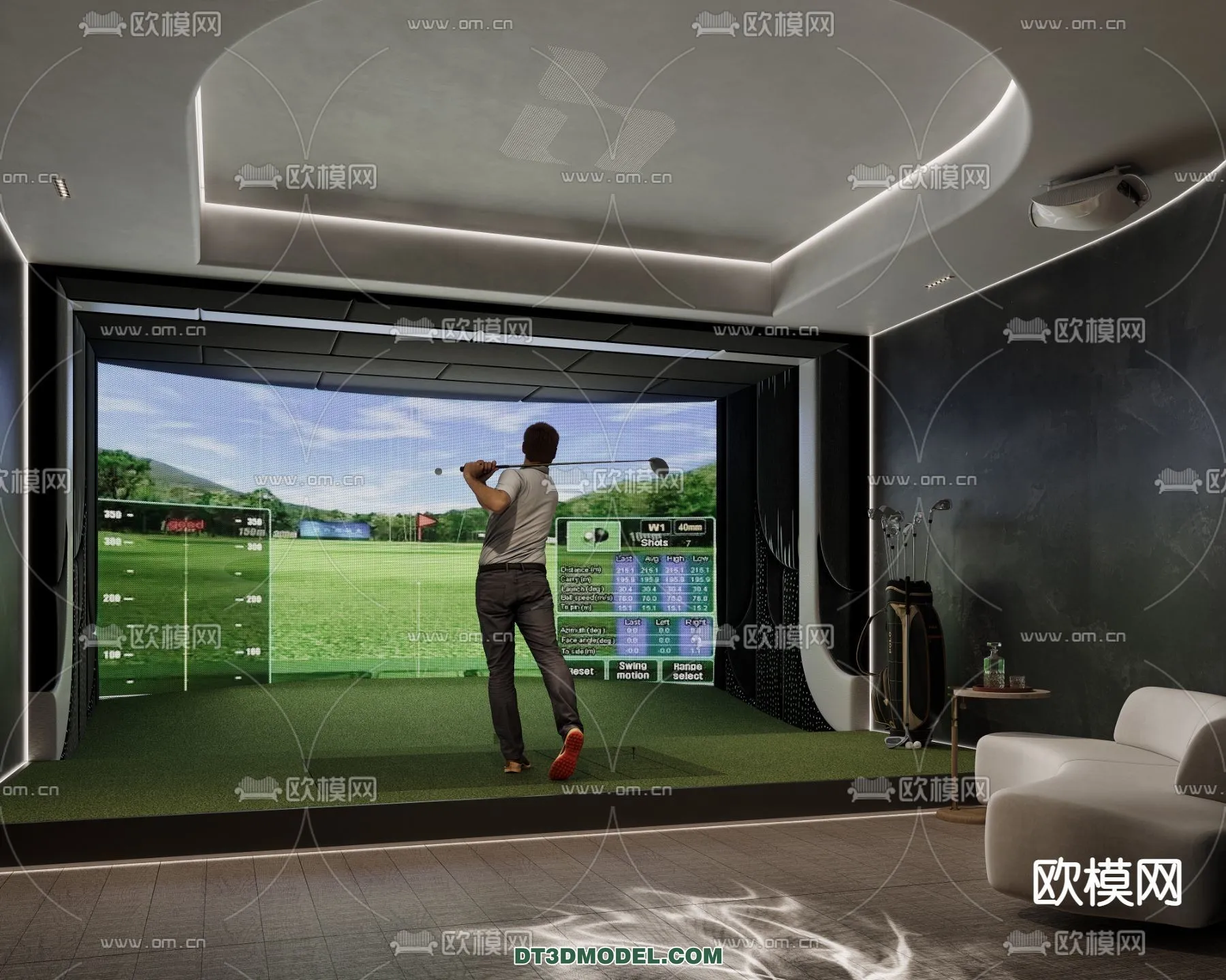 OTHER MODELS – SPORTS – 3D Model For Interior Design – 2311