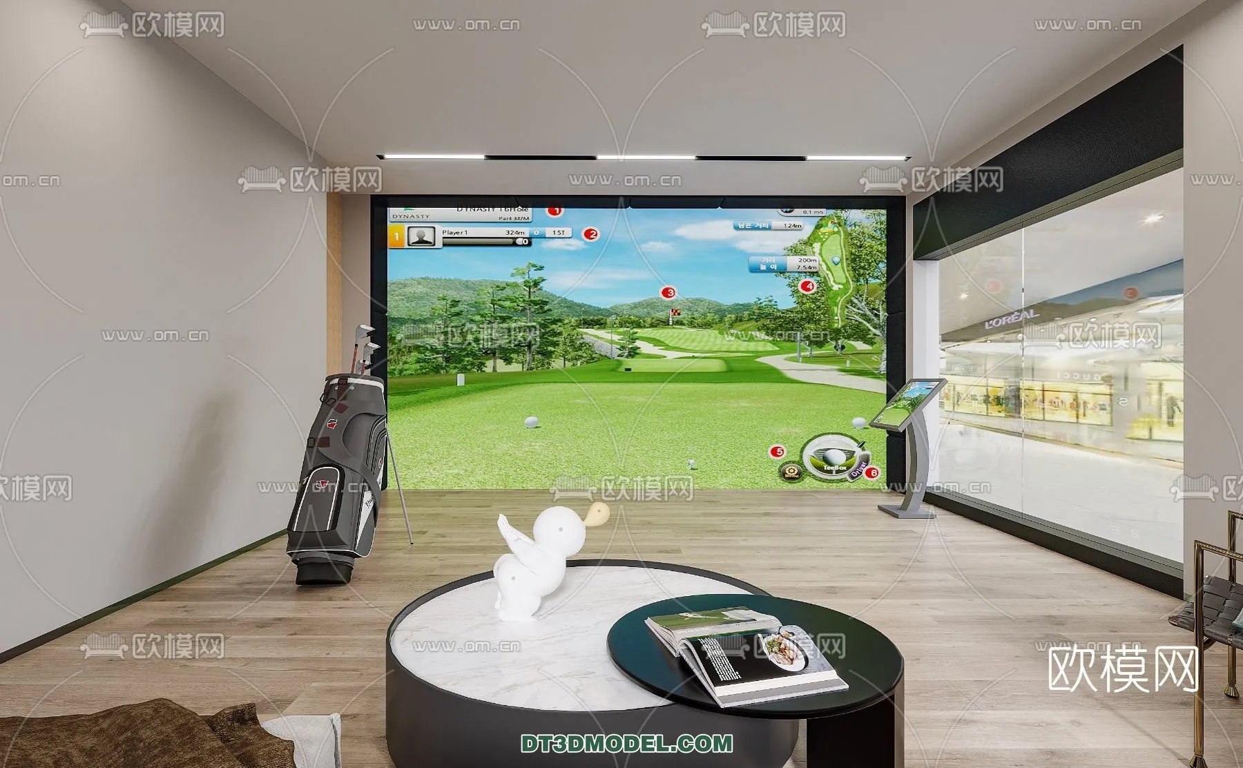 OTHER MODELS – SPORTS – 3D Model For Interior Design – 2314