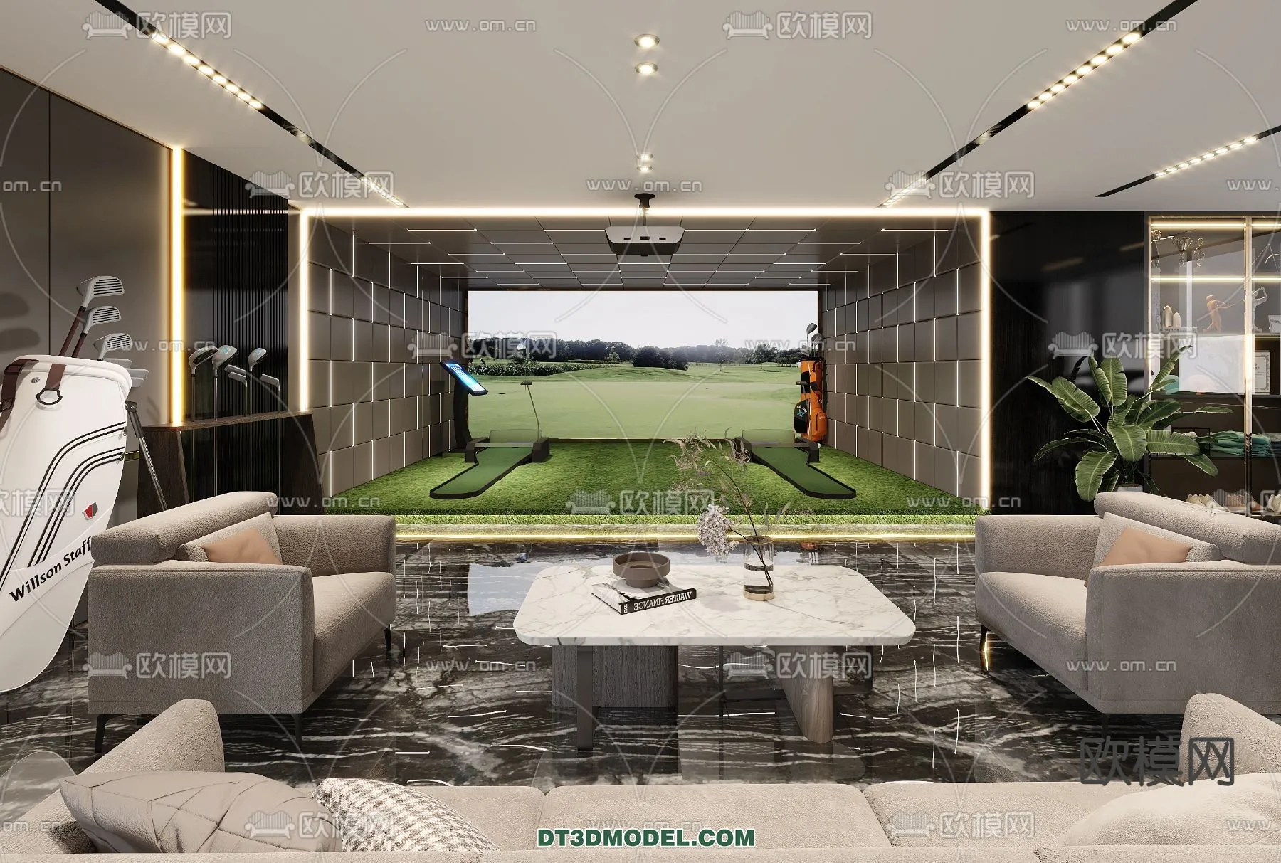 OTHER MODELS – SPORTS – 3D Model For Interior Design – 2315