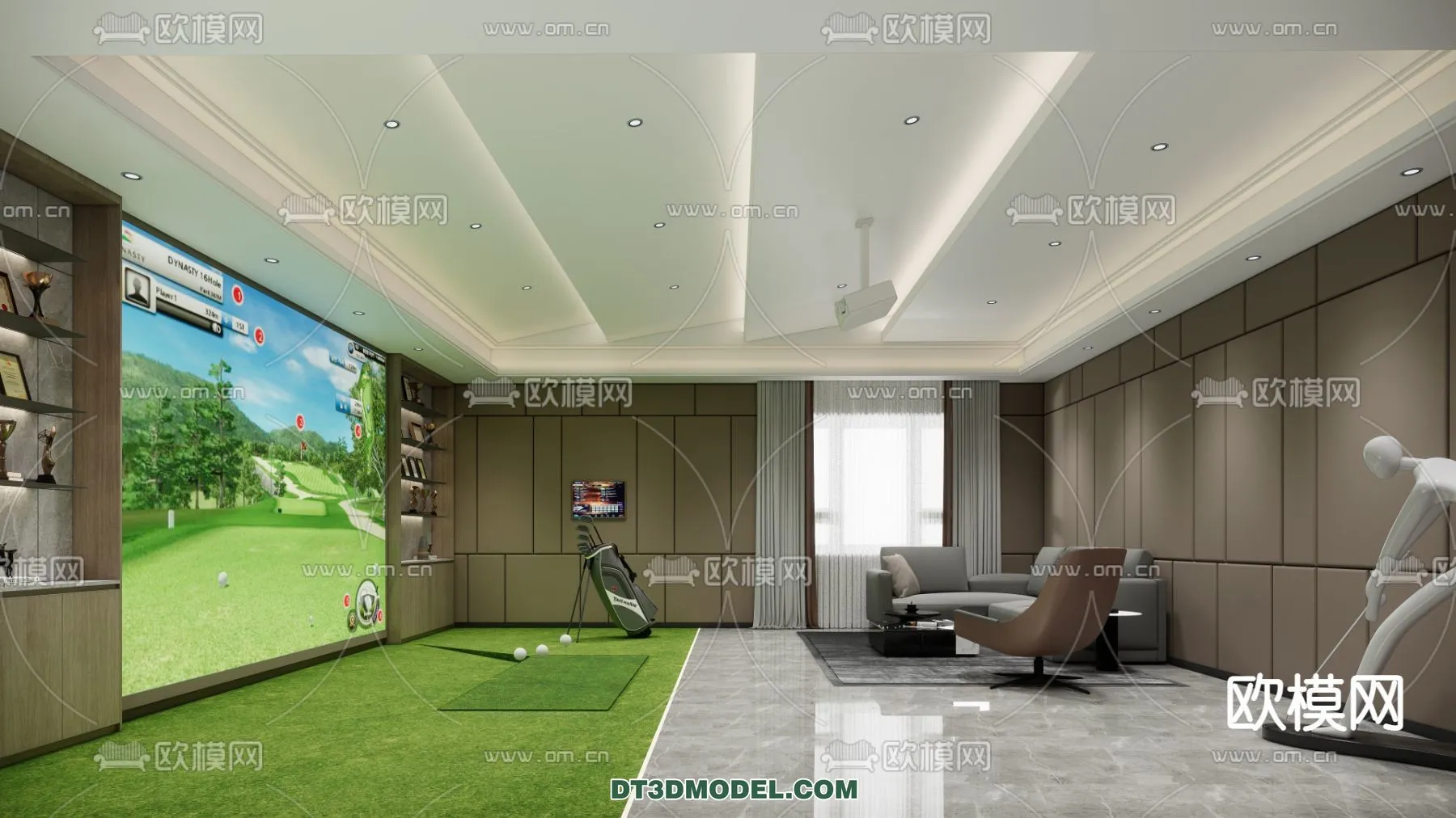 OTHER MODELS – SPORTS – 3D Model For Interior Design – 2325