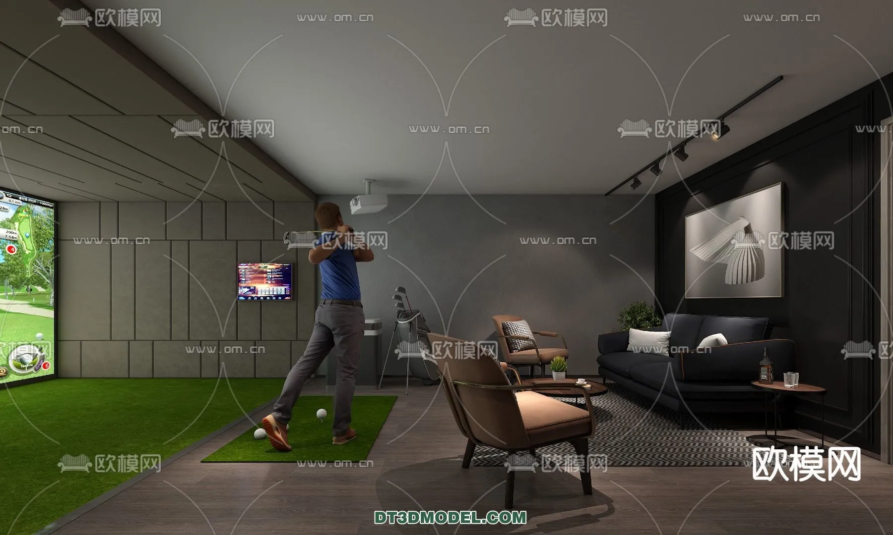 OTHER MODELS – SPORTS – 3D Model For Interior Design – 2329