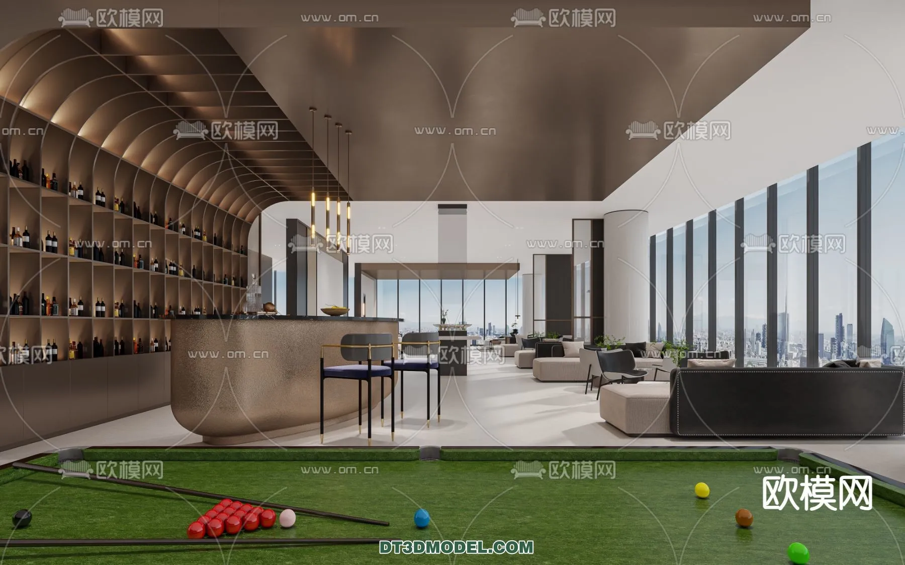 OTHER MODELS – SPORTS – 3D Model For Interior Design – 2338