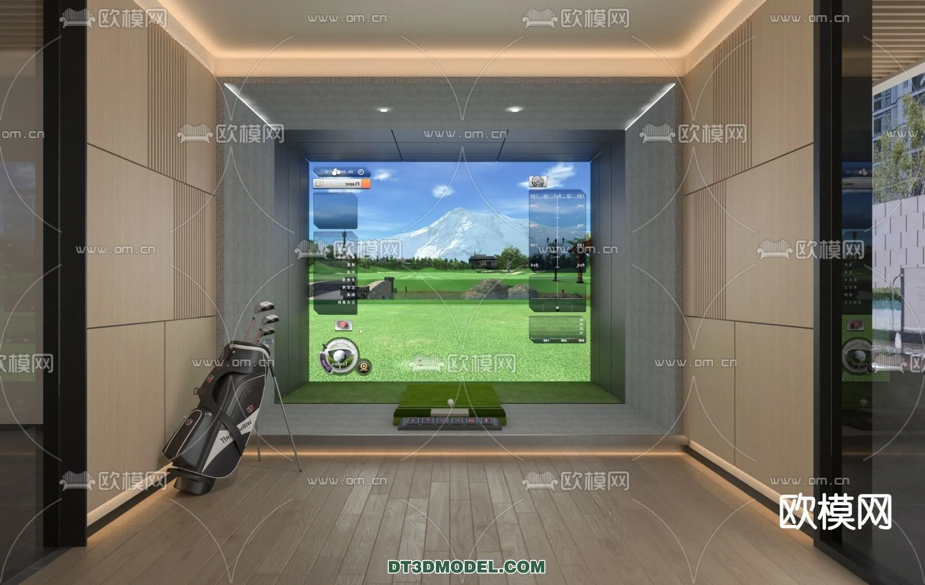 OTHER MODELS – SPORTS – 3D Model For Interior Design – 2339