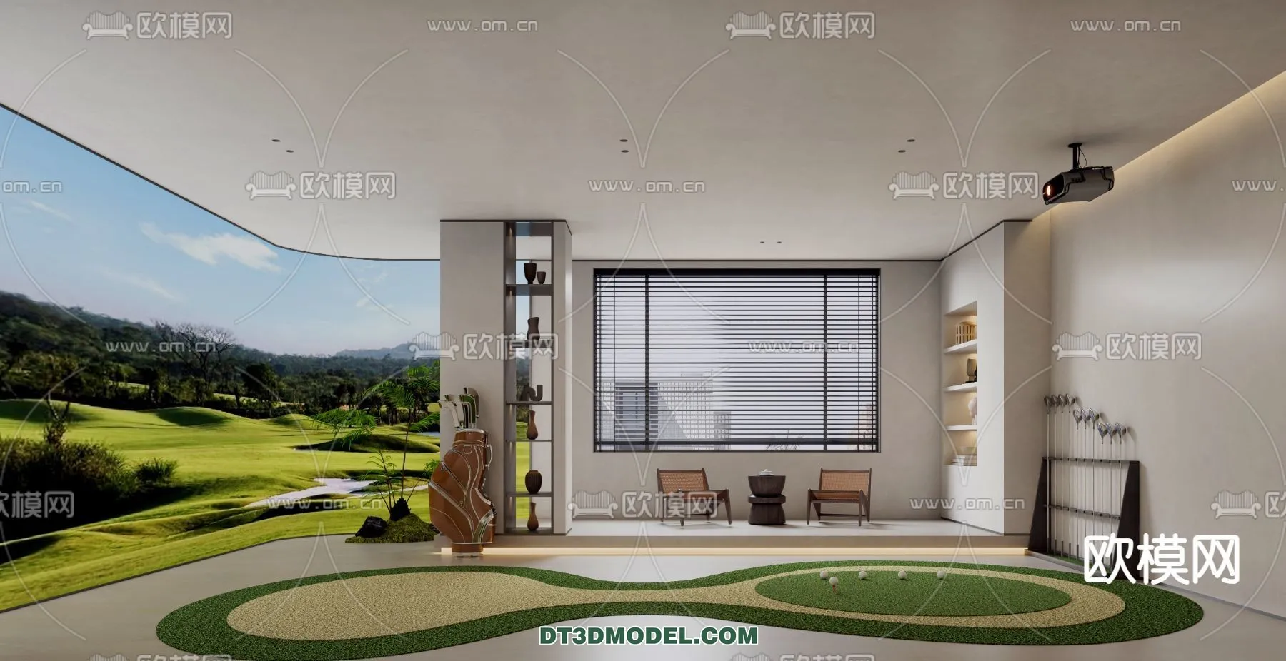 OTHER MODELS – SPORTS – 3D Model For Interior Design – 2343