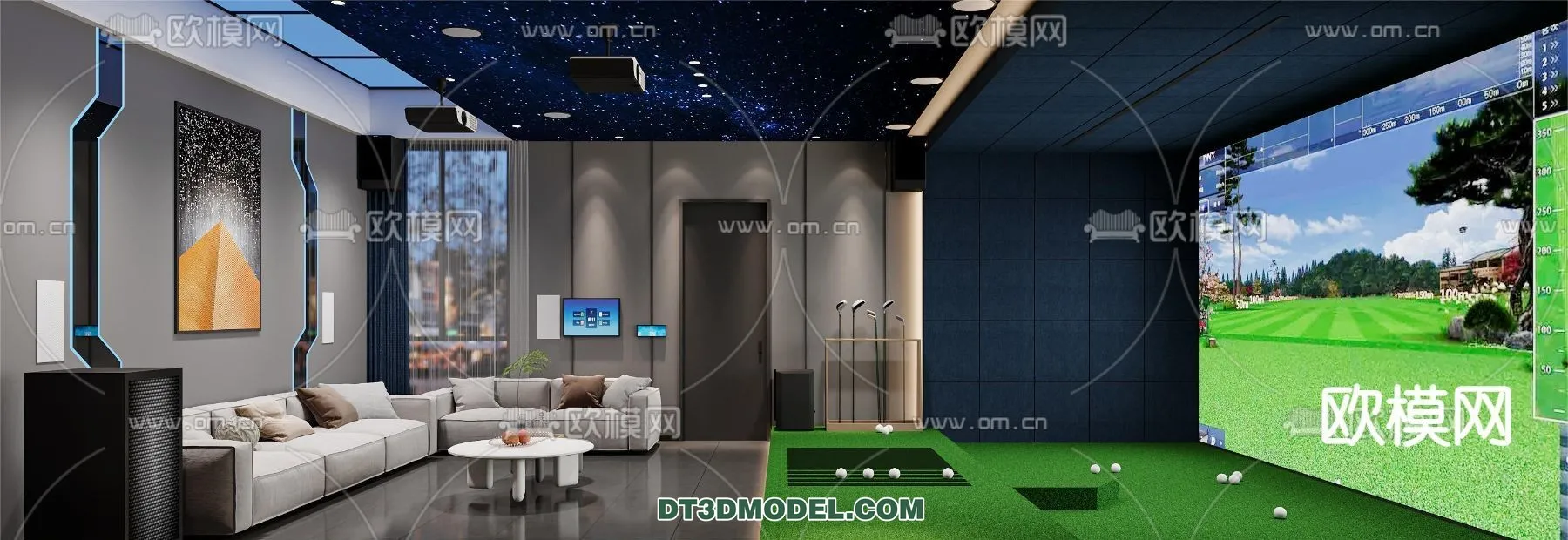 OTHER MODELS – SPORTS – 3D Model For Interior Design – 2352