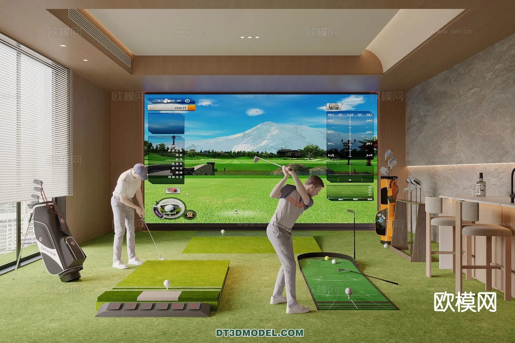 OTHER MODELS – SPORTS – 3D Model For Interior Design – 2358