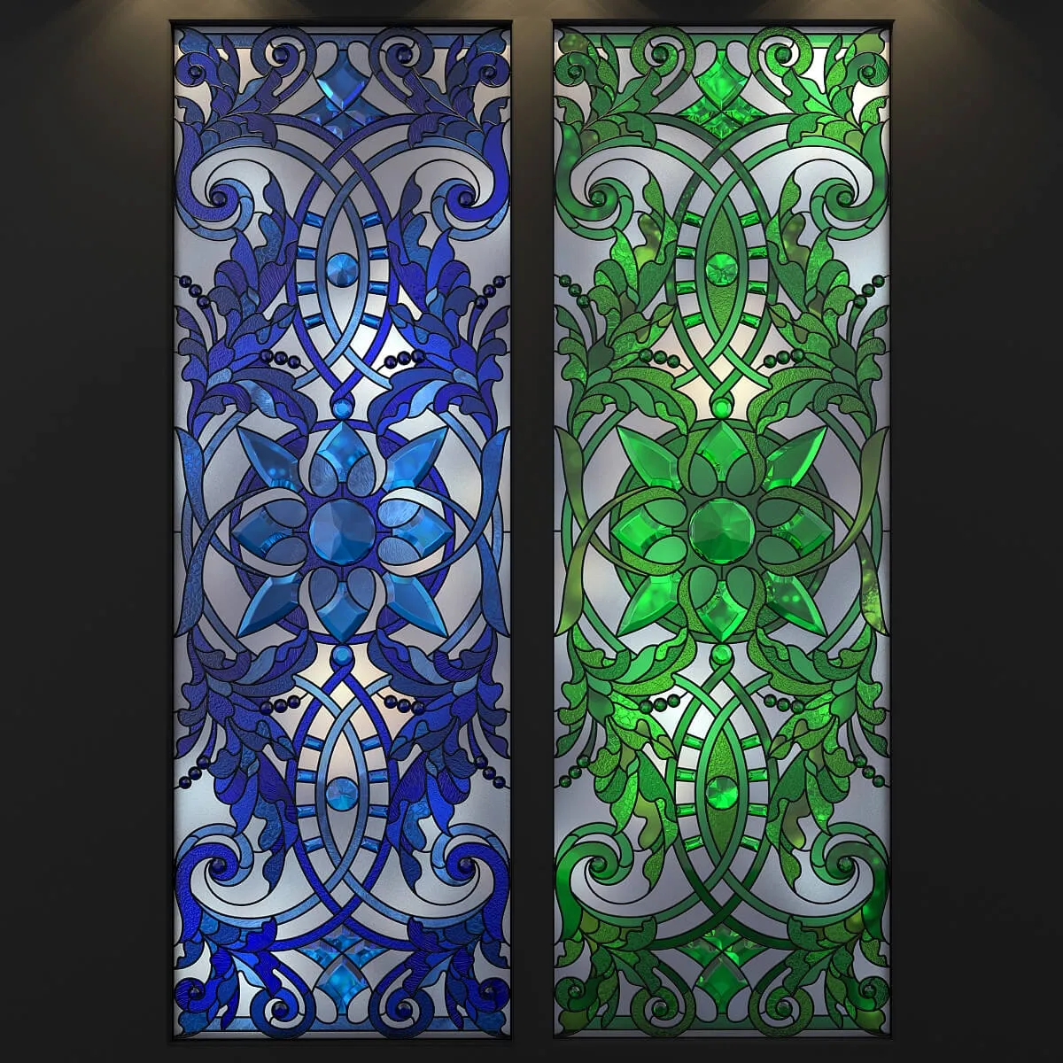 other-models – Stained-glass window 3ds Max