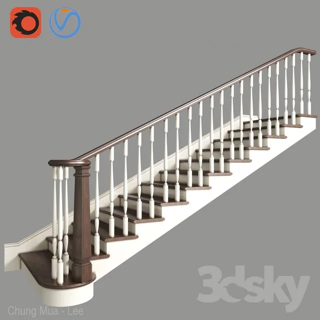 OTHER MODELS – STAIRCASE – 3D MODELS – 3DS MAX – FREE DOWNLOAD – 16058
