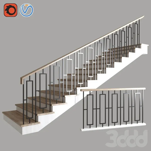 OTHER MODELS – STAIRCASE – 3D MODELS – 3DS MAX – FREE DOWNLOAD – 16093