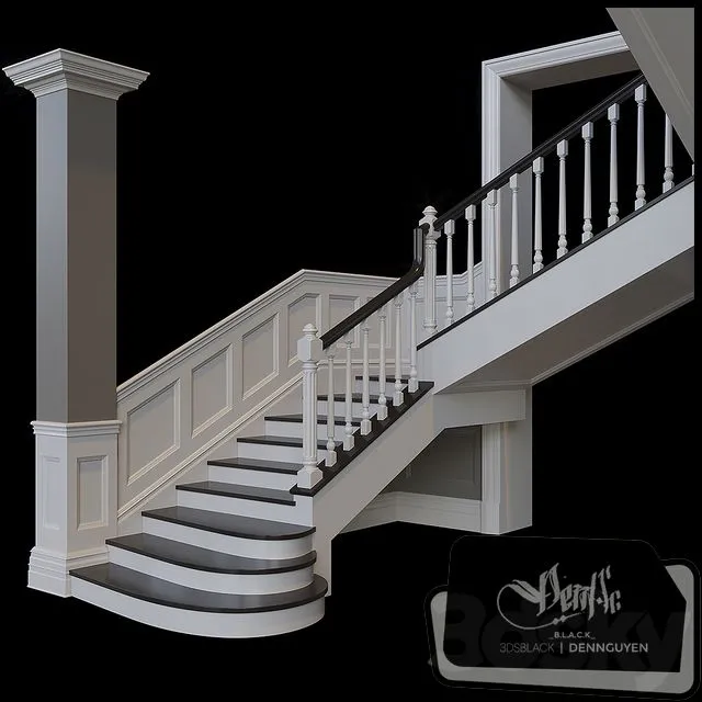 OTHER MODELS – STAIRCASE – 3D MODELS – 3DS MAX – FREE DOWNLOAD – 16096