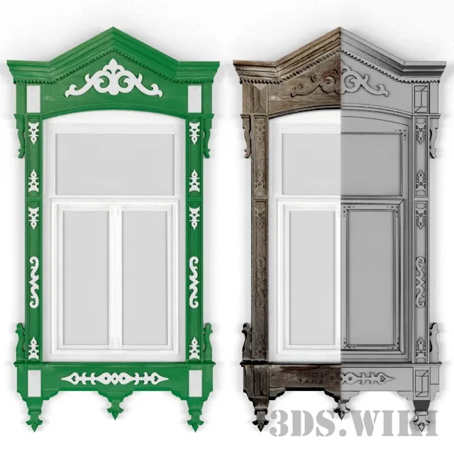 other-models – Tatar window casing 3ds Max