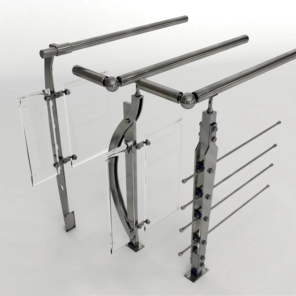 other-models – Titanium primenenie balusters on the street 3ds Max