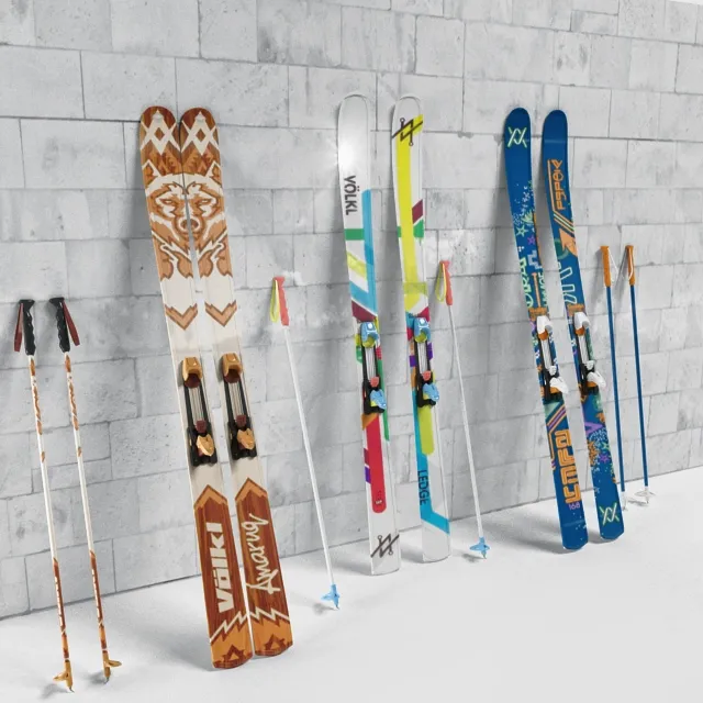 other-models – Twin-tip ski 7 3ds Max