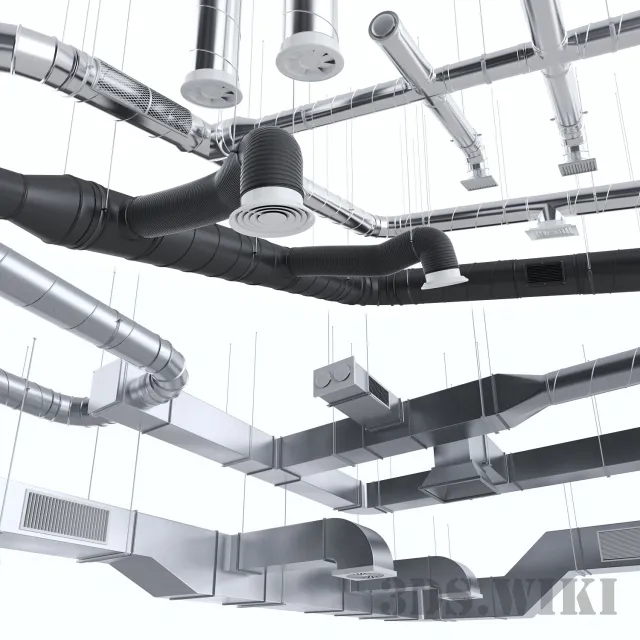other-models – Ventilation system 3ds Max