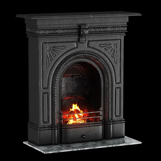 other-models – Victorian fireplace 3ds Max