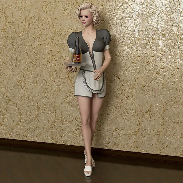 other-models – Waitress girl 3ds Max