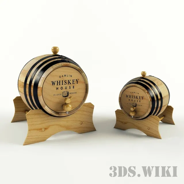other-models – Whiskey barrel 3ds Max