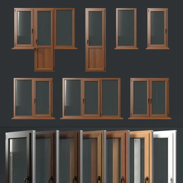 other-models – Window set Rehau 3ds Max