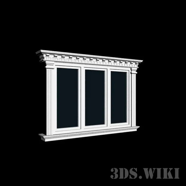 other-models – Window with Izoman decor 3ds Max